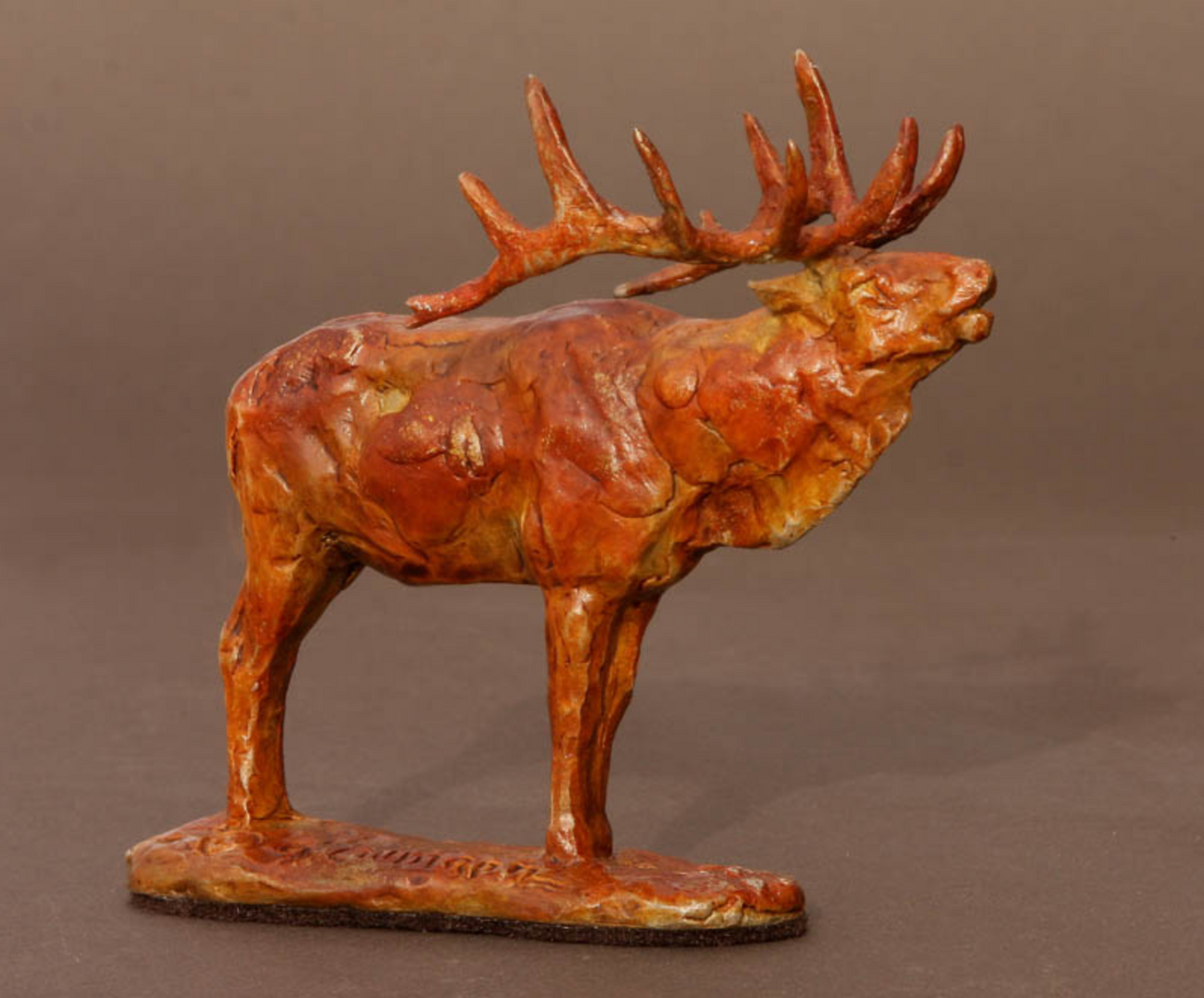 “A Little Revelry” – Bull Elk Sculpture