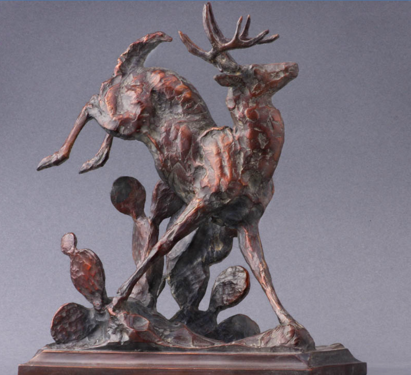 “From the Brush Country” – White-tailed Deer Sculpture