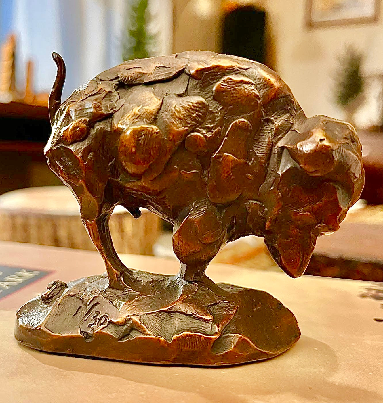 "A Little B.S." – Yellowstone Bison Sculpture