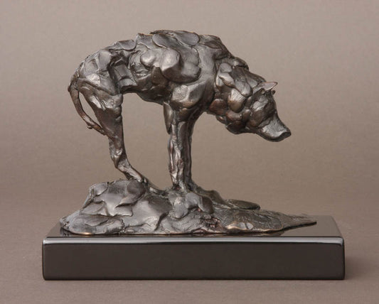 “Endurance” – Yellowstone Wolf Sculpture